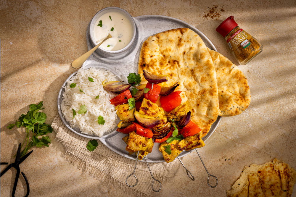 WSB Tandoori Masala Kippendijspiezen Met Rijst En Naanbrood (2)