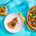 Frittata met chorizo en spinazie