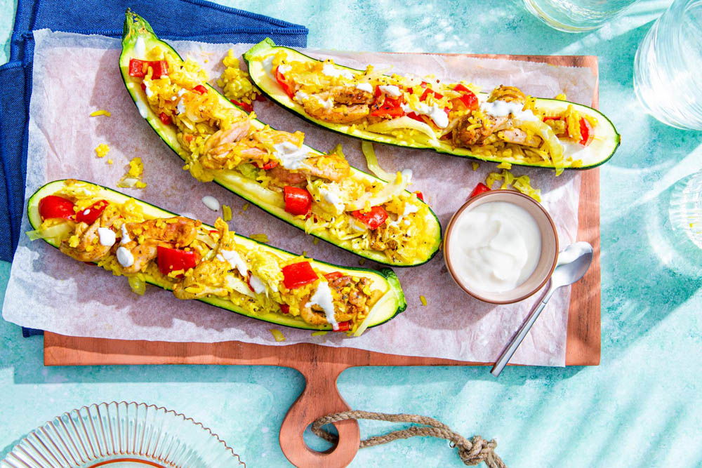 Gevulde Courgette Met Kippendij 2