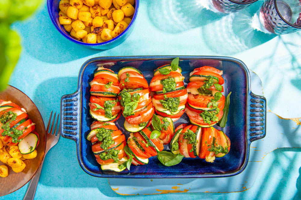 Hasselback Van Tomaat En Courgette 2