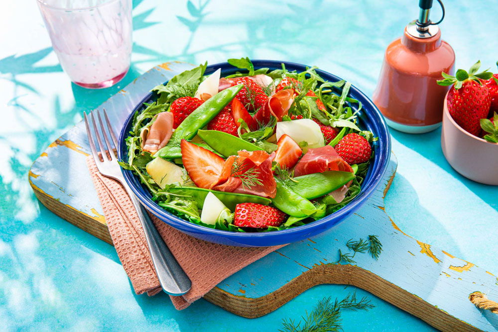 Lauwwarme Salade Met Aardbei En Koolrabi 2