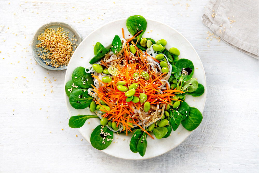 Noedelsalade Met Edamame En Soja Sesamdressing (1)