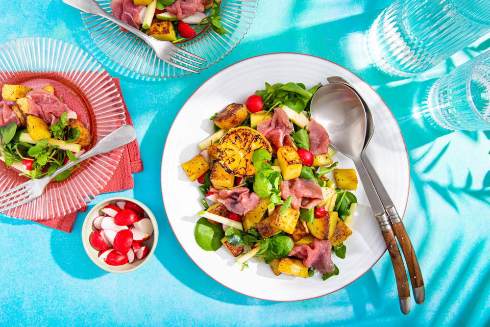 Opperdoezer salade met carpaccio 2