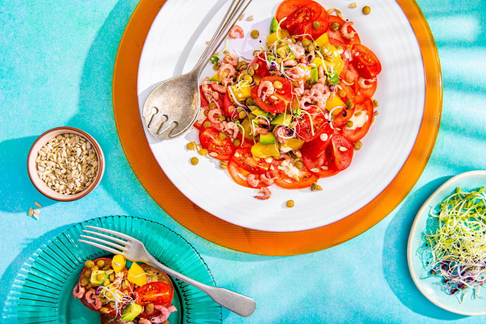 Tomatencarpaccio Met Groene Linzen 2