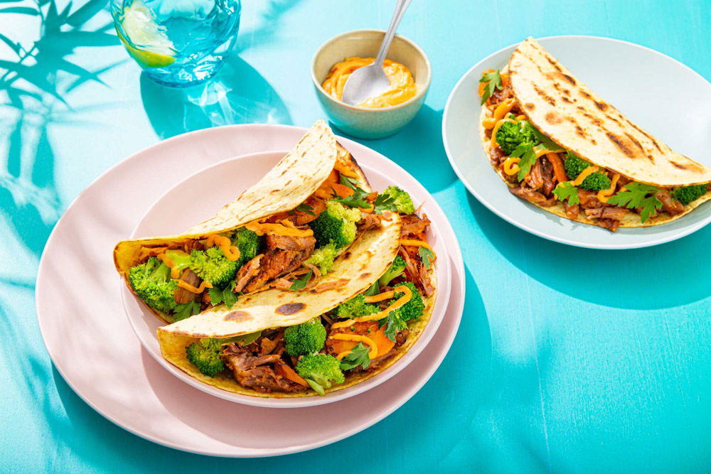 Wraps Met Pulled Pork En Bospeen 2