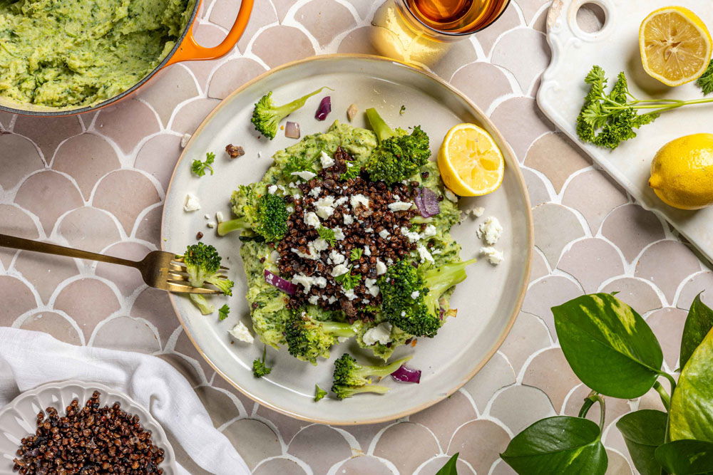 Broccolistamp Met Krokante Linzen En Geitenfeta 1