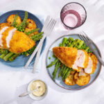 Kipcordonbleu met groene asperges