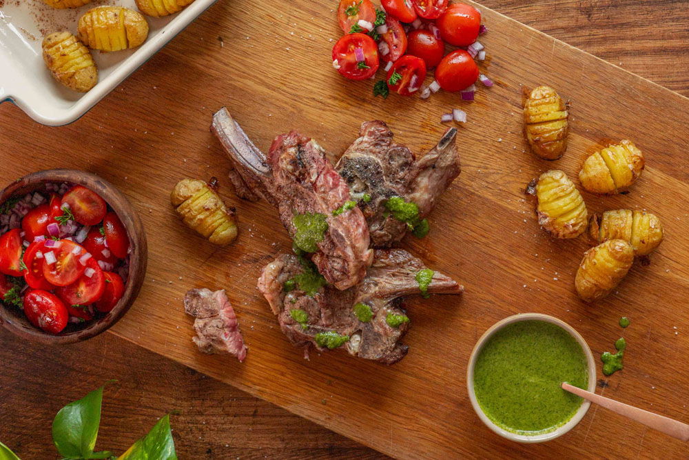 Lam Met Hasselback Aardappelen En Salade 1