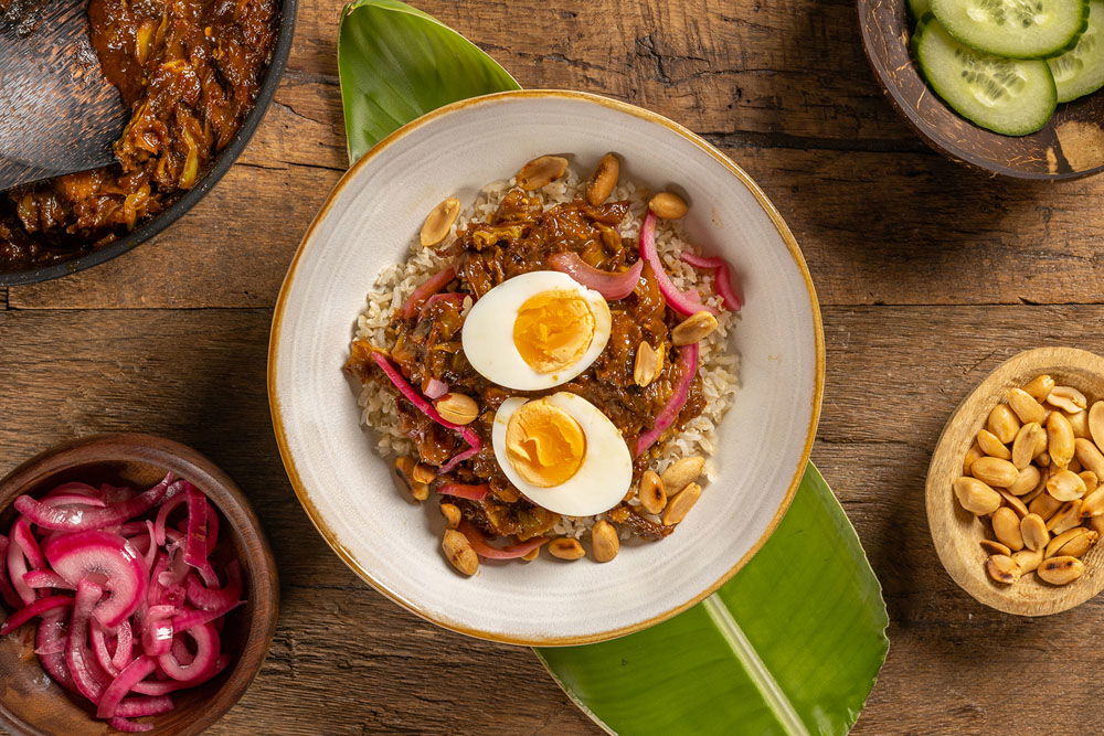 Rendang Van Spitskool Met Pinda's En Zoetzuur 1