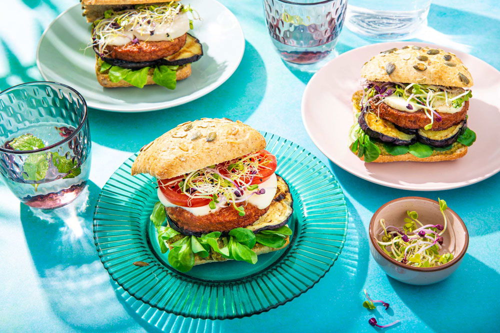 Vegaburger Met Gegrilde Aubergine 2