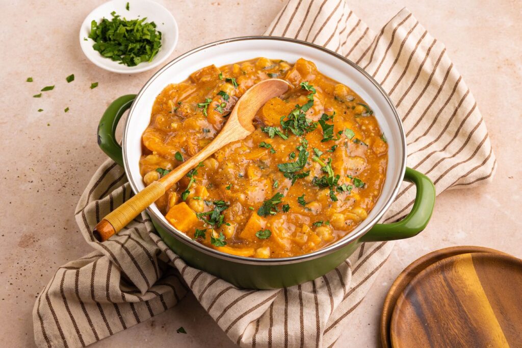 zoete aardappel stoof