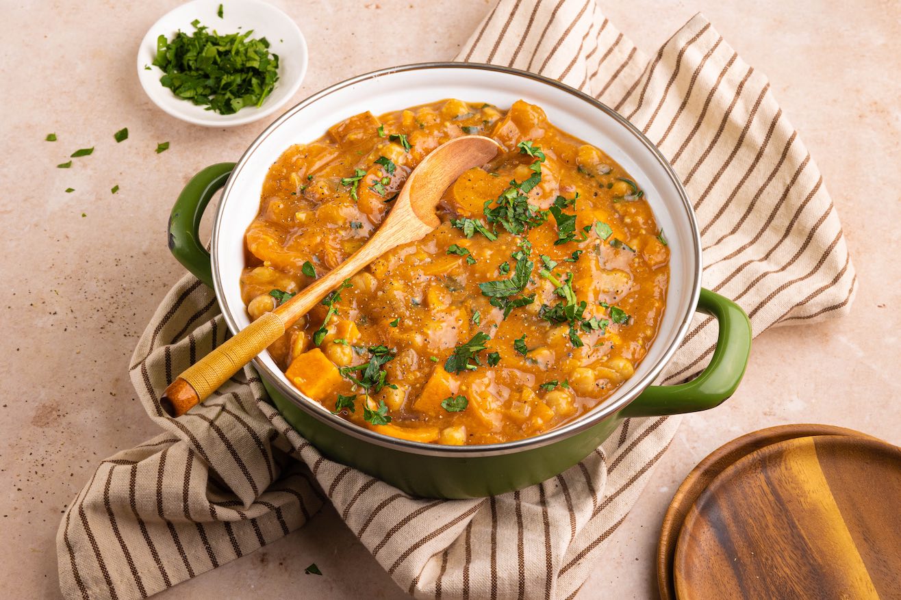 zoete aardappel stoof