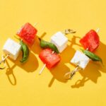 Feta-watermeloenspiesjes