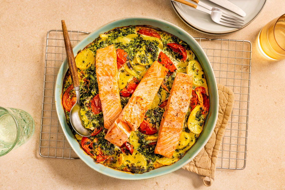 Aardappelschotel Met Zalm