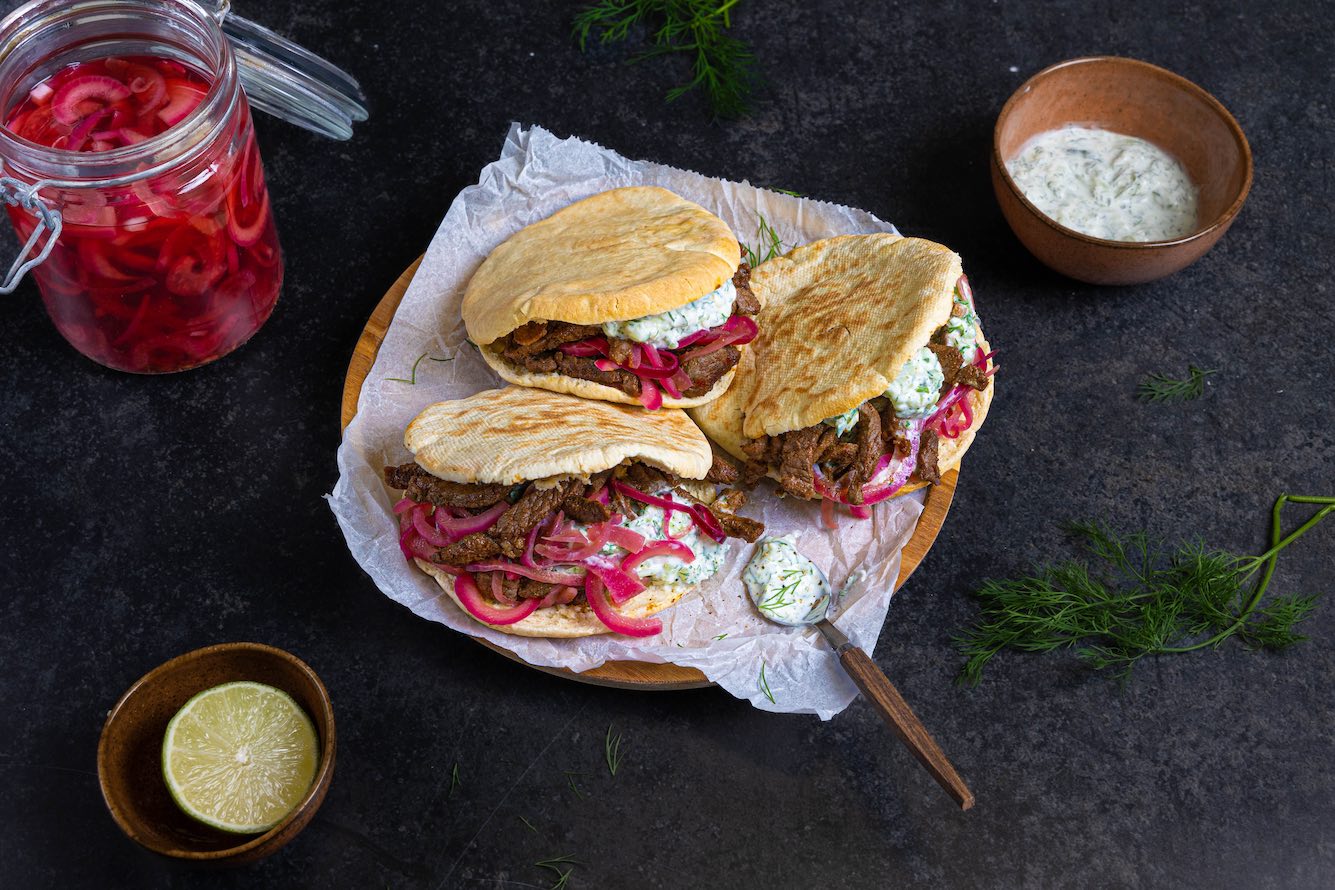 broodje shoarma met lamsvlees