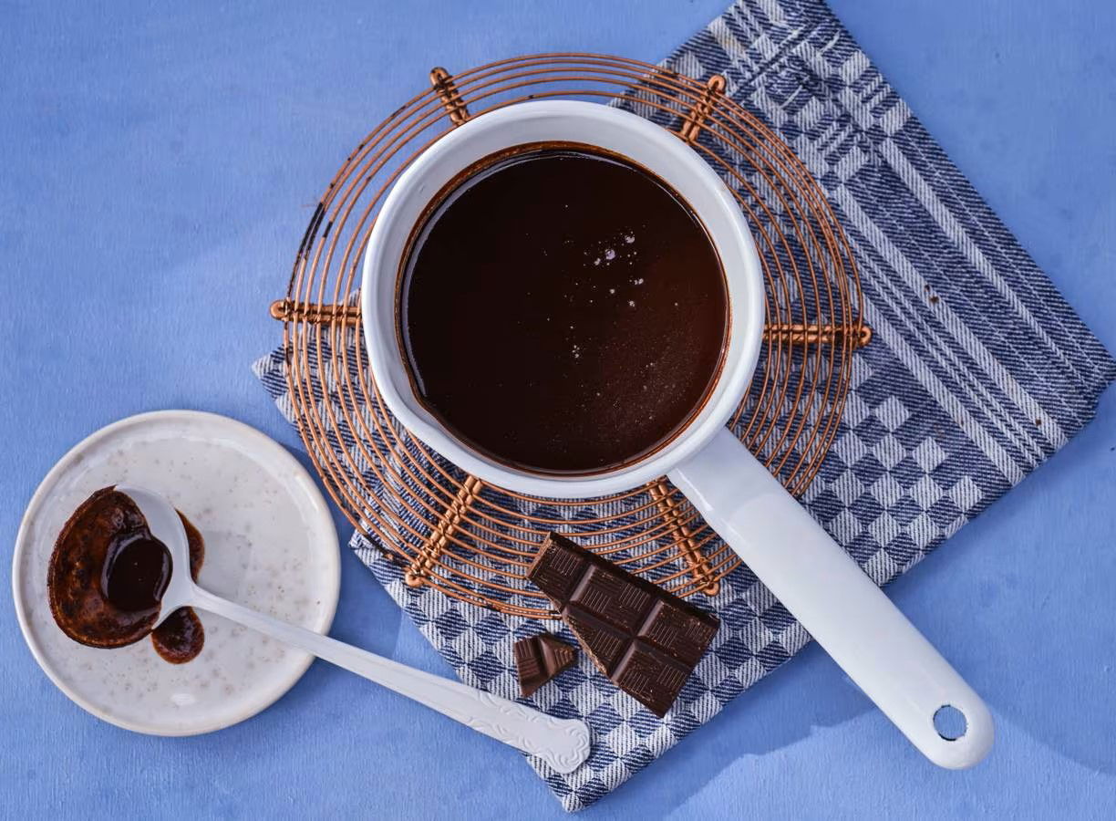Chocoladesaus maken