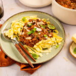 Italiaanse stoof met tagliatelle