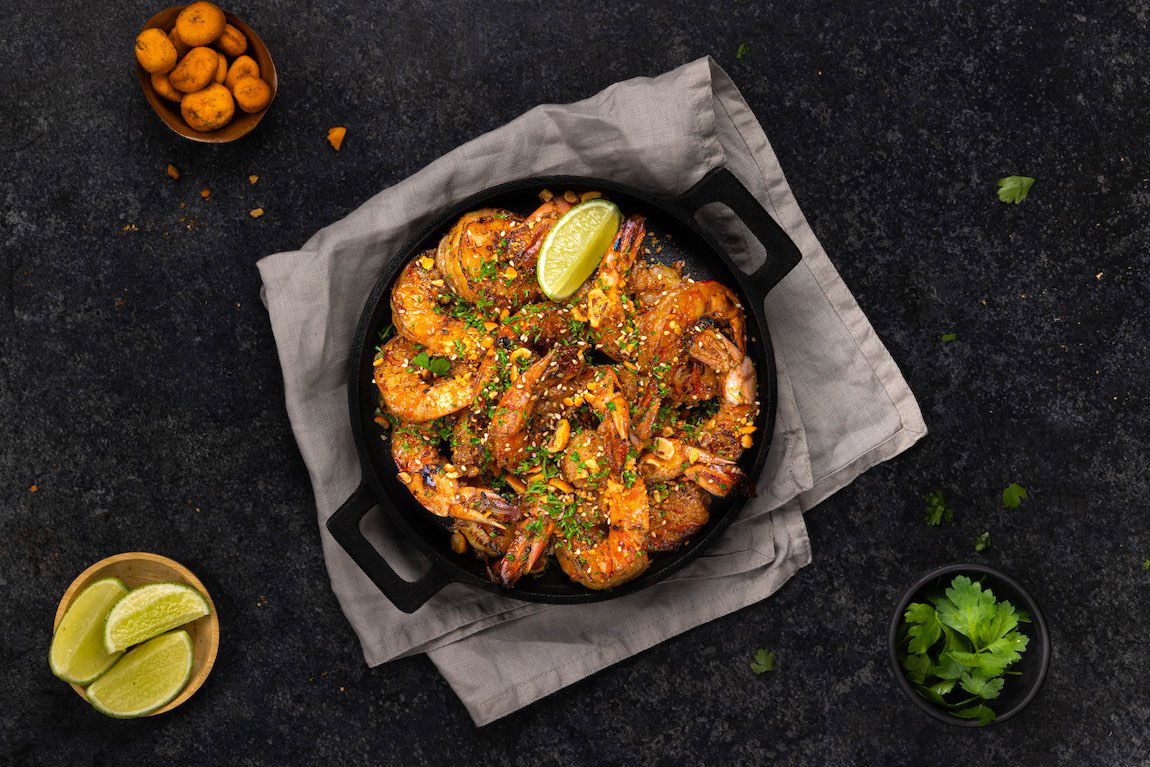 Ketjap Knoflookgarnalen