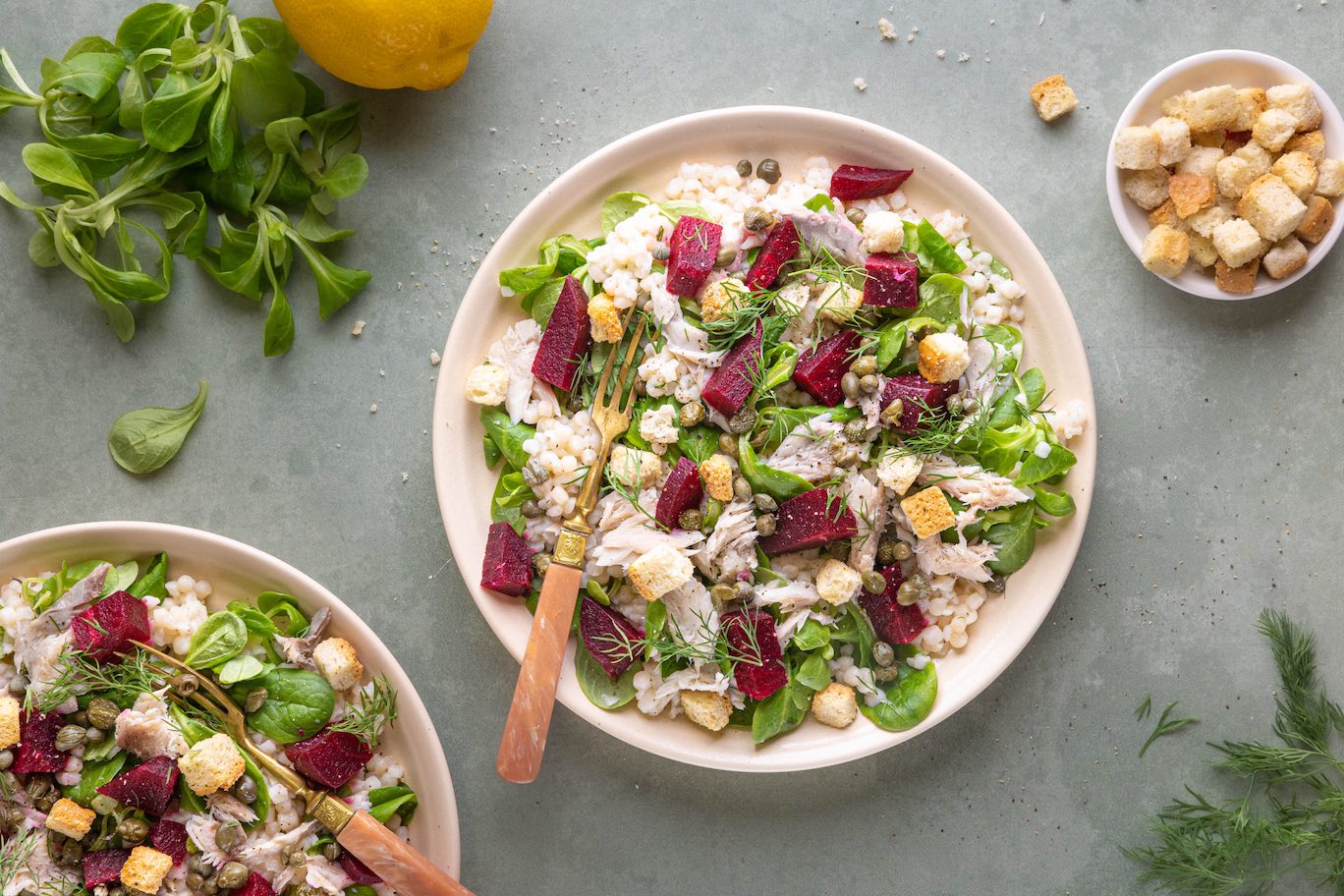 Parelcouscoussalade Met Makreel 2