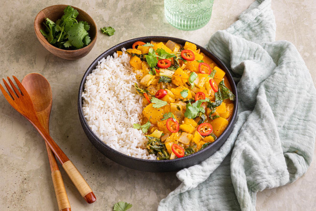 Pompoencurry Met Paksoi