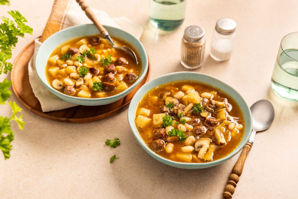 Stevige maaltijdsoep met rund