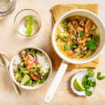 Groene curry met kip en paksoi
