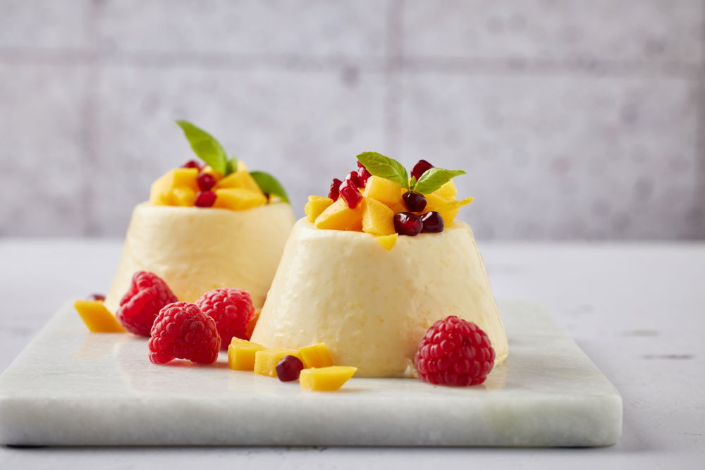 Yoghurt Pannacotta Met Mango 004