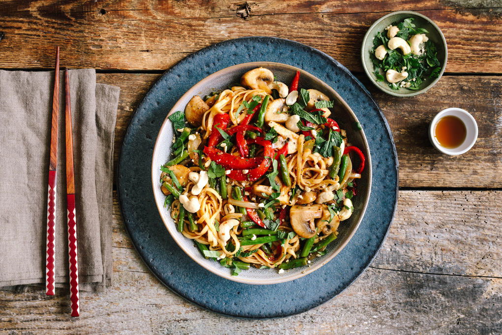 Aziatische Groentewok Met Zoete Ketjap Chilisaus