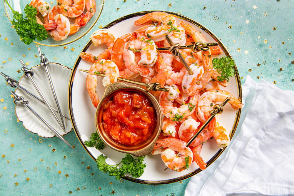 Gemarineerde Garnalenspietjes Met Tomatensalsa 2