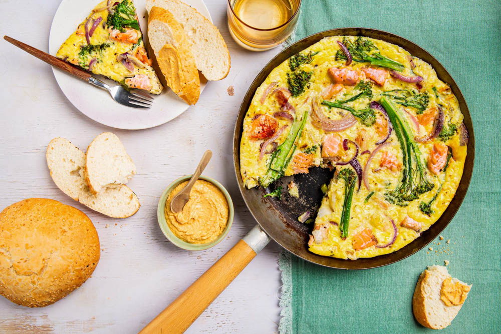 Fritatta Met Bimi En Zalm 2