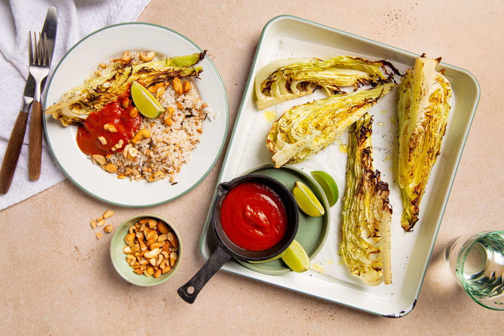 Geroosterde Chinese Kool Met Cashewnoten 2