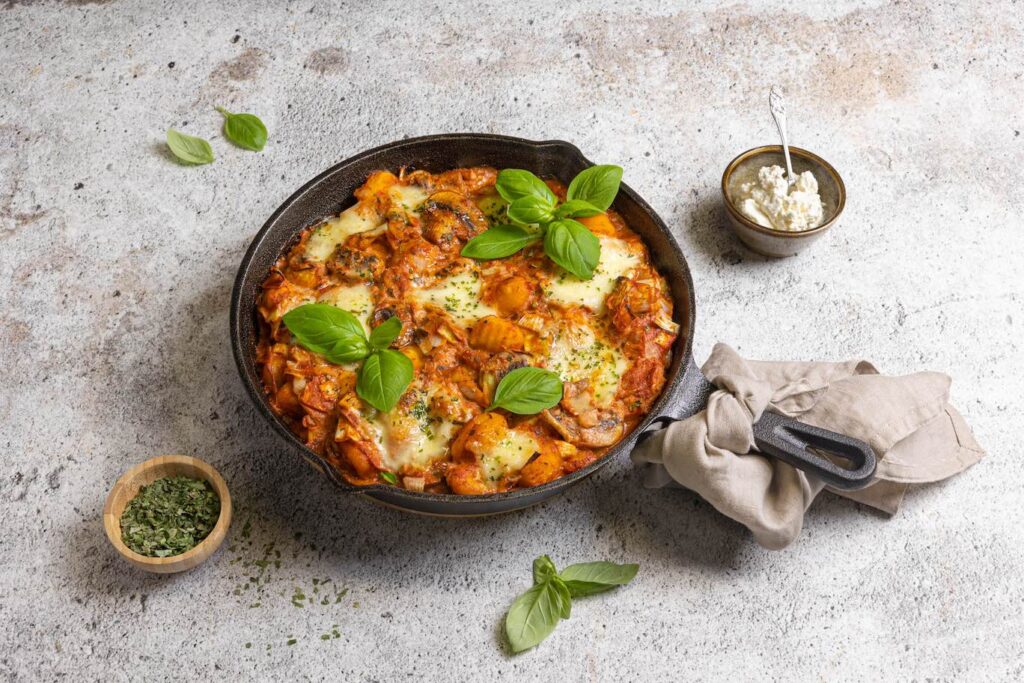 Gnocchi Ovenschotel Met Prei En Champignons 2