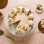 IJstaart met chocolade vlokken