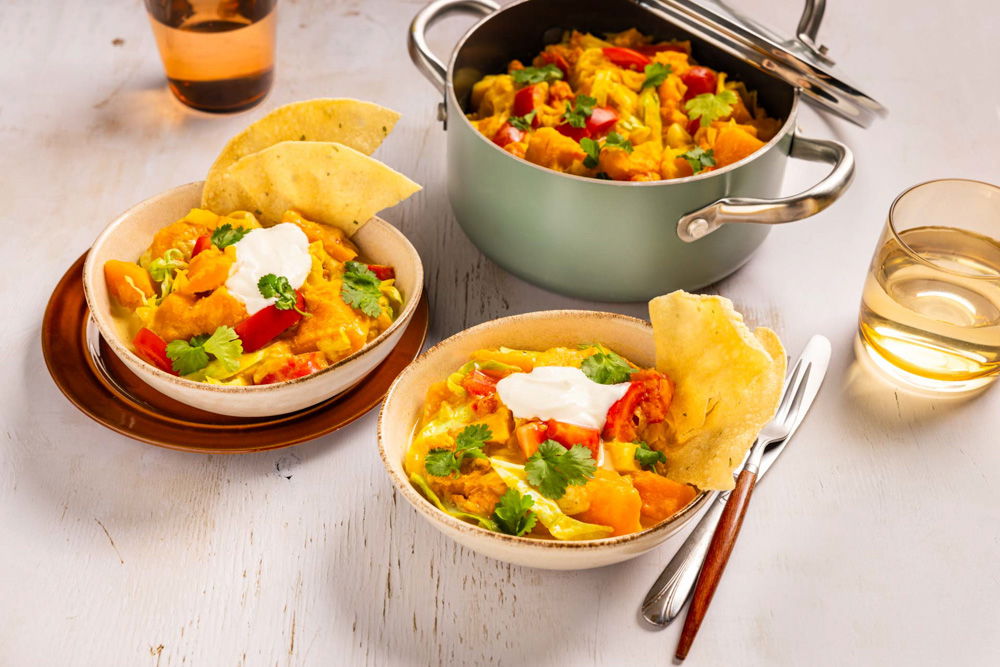 Indiase Groentestoof Met Pompoen