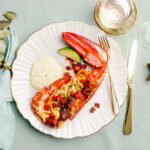 Kreeft met limoenmayonaise en chorizokruim