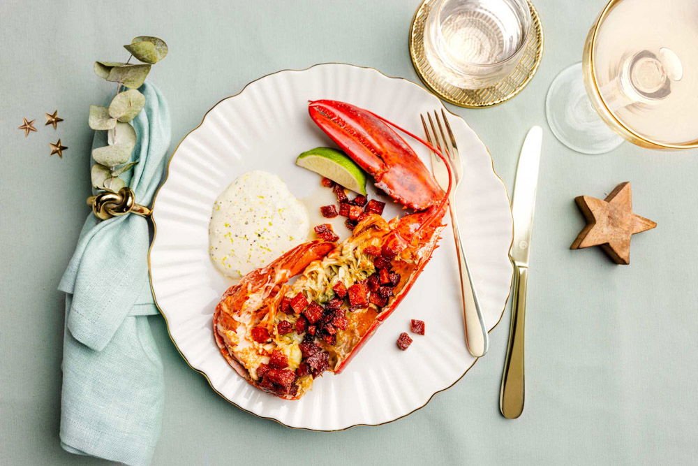 Kreeft Met Limoenmayonaise En Chorizokruim 2