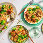 Parelcouscous met gemarineerde kastanjechampignons