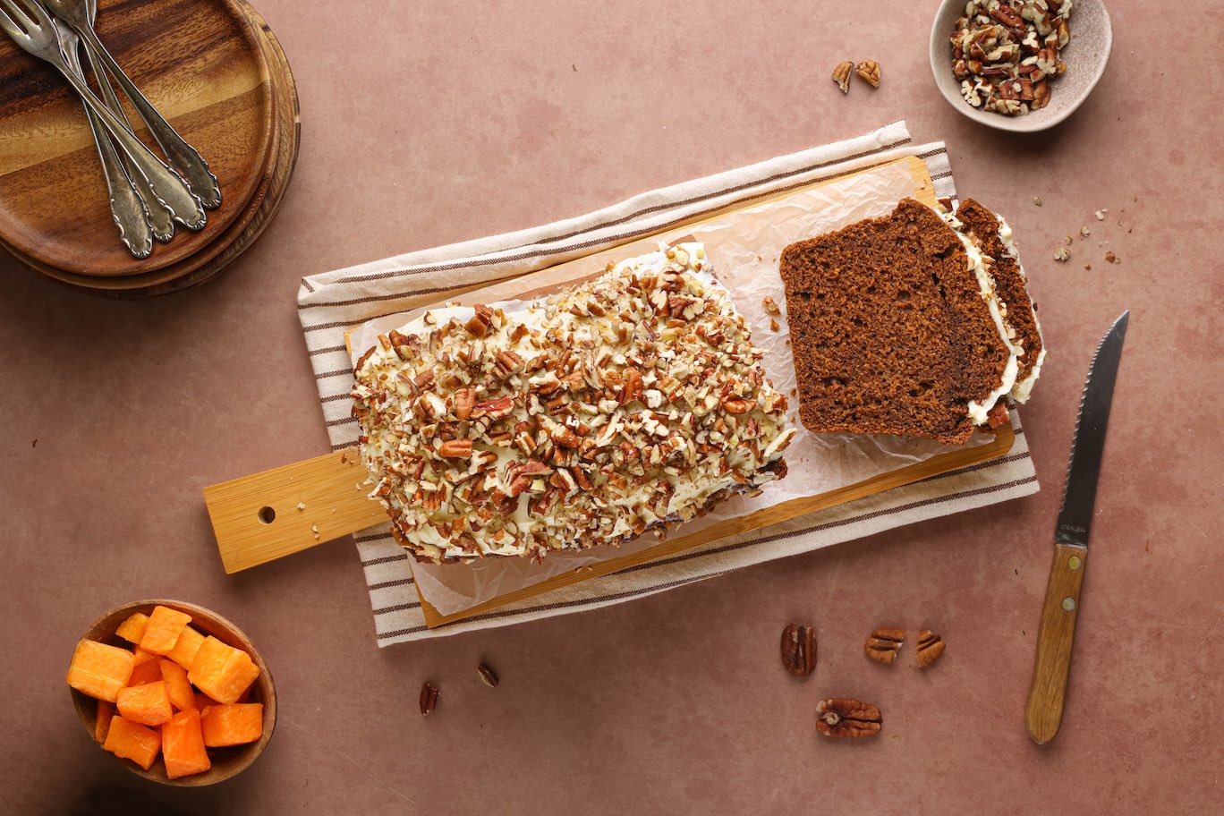 Pompoencake met pecan-1