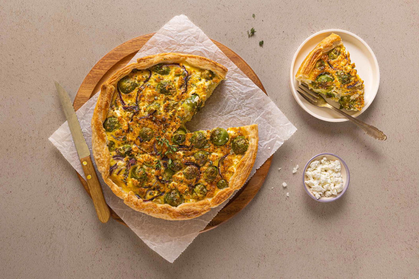 Spruitjestaart Met Feta 2