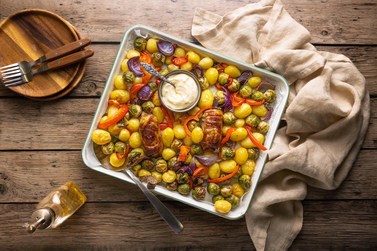 Traybake Met Slavink En Aioli