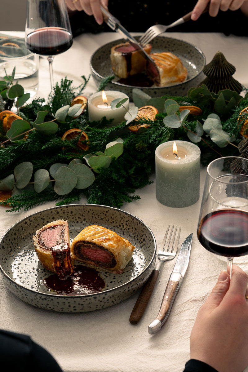 Beef wellington wijn