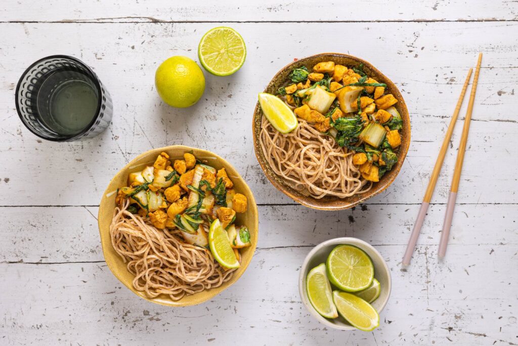 Aziatische kip met paksoi