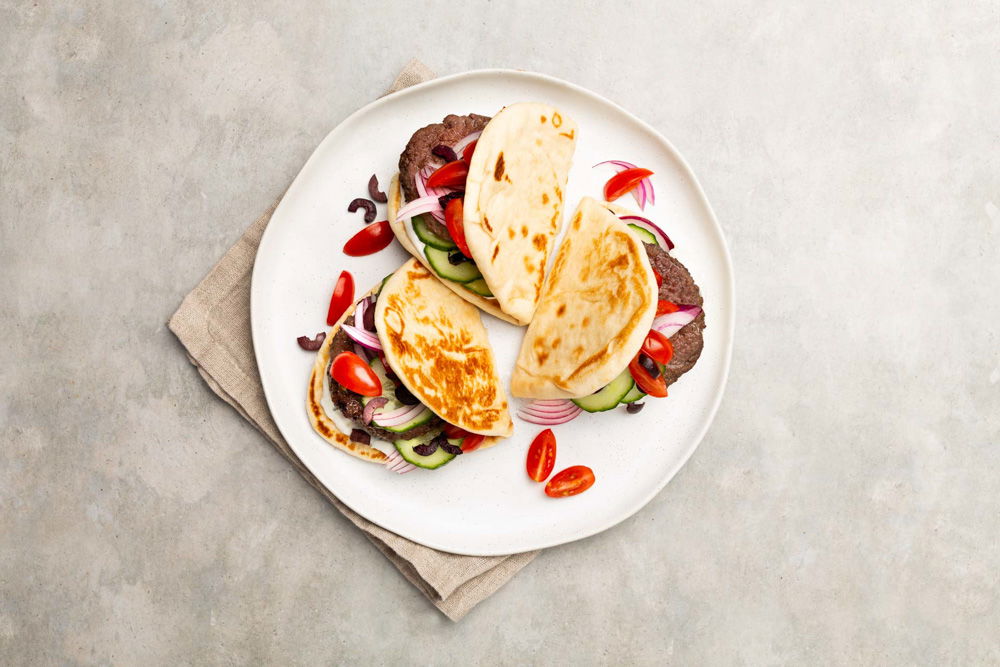 Griekse burgers met tzatziki