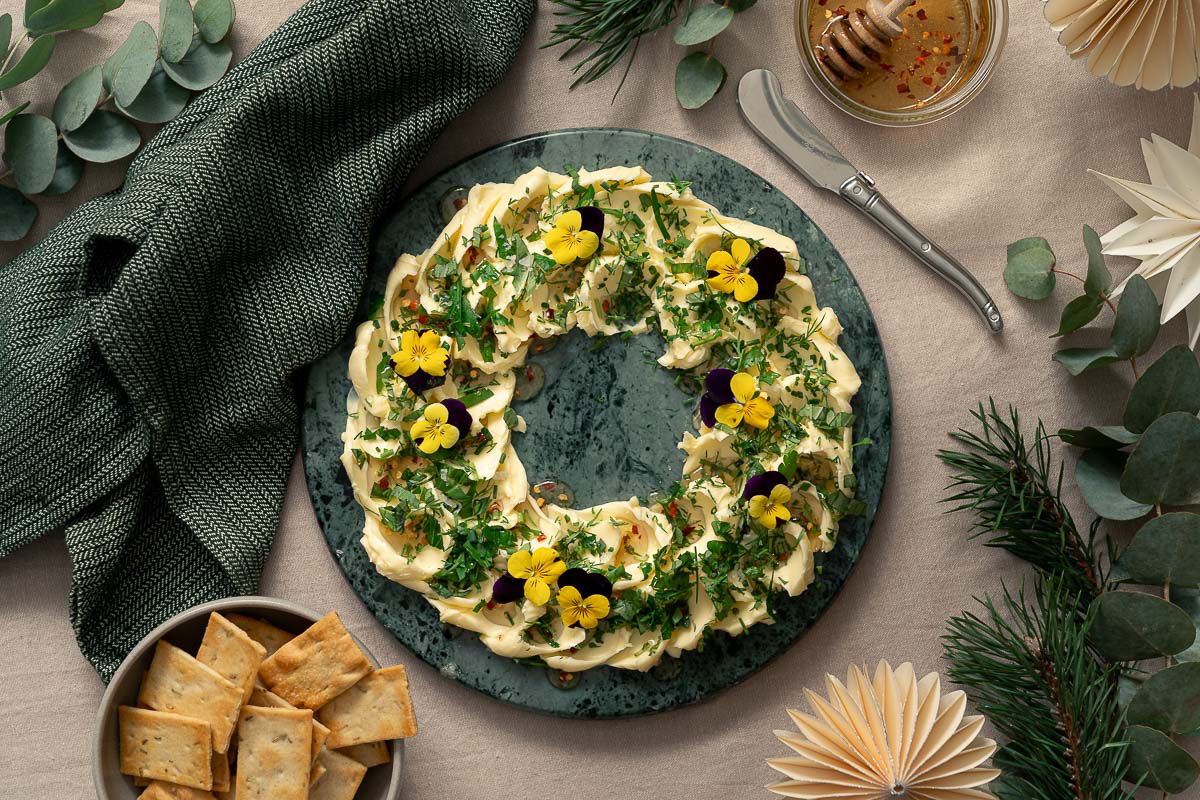 Kerstkrans Butter Board