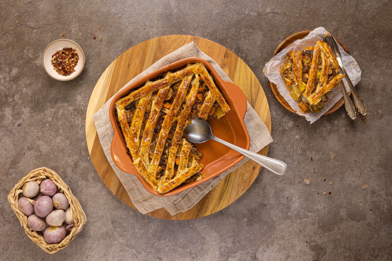 Ovenschotel Met Gehakt En Bladerdeegdakje 2