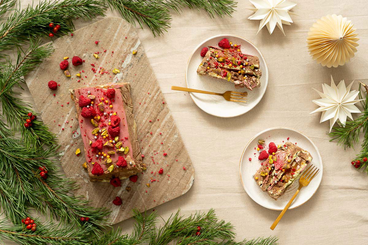 Pistache Chocoladeviennetta Met Karamel