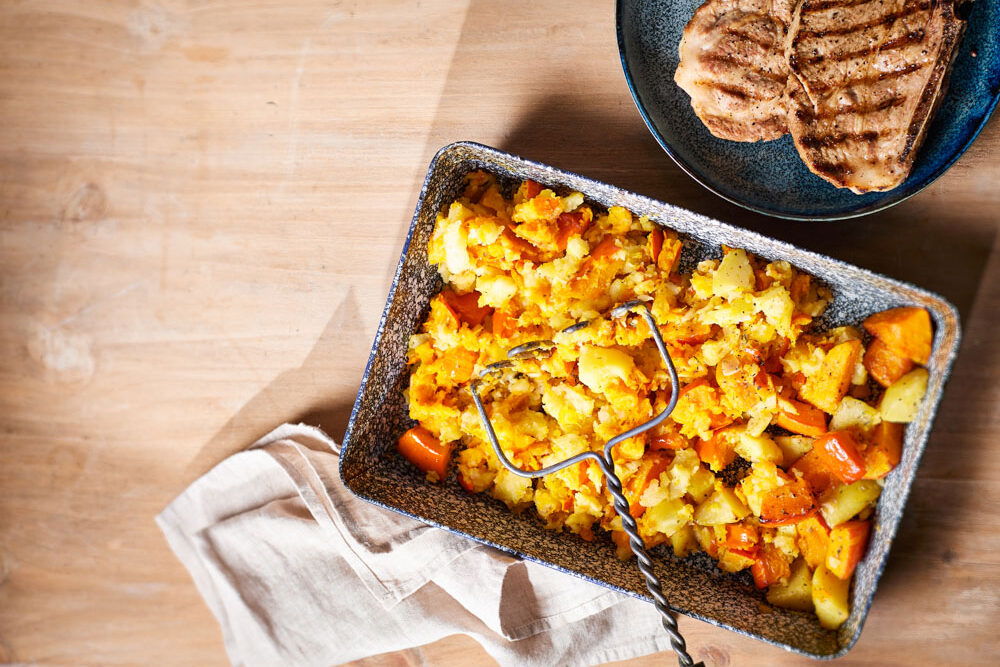 Pompoenstamppot Uit Oven