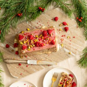 Pistache-chocoladeviennetta met karamel