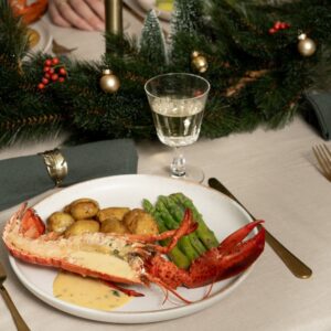 Gegratineerde kreeft