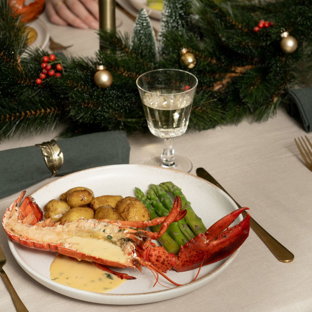 Gegratineerde kreeft